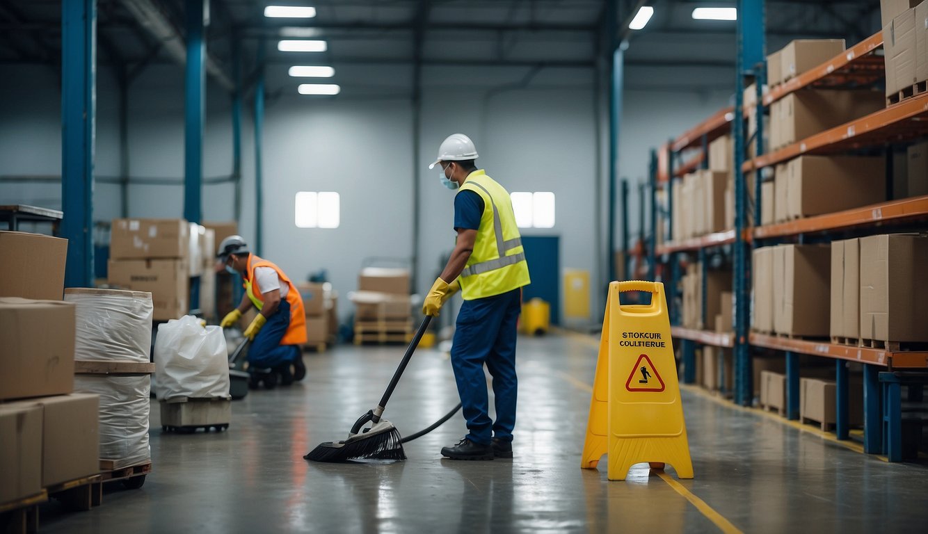 warehouse floor cleaning service